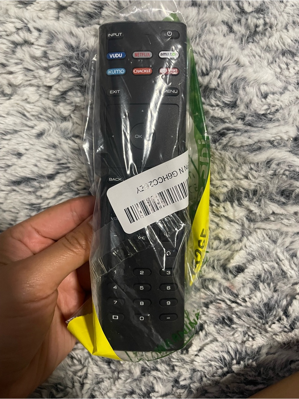 Vizio Black Replacement TV Remote with Streaming Shortcuts